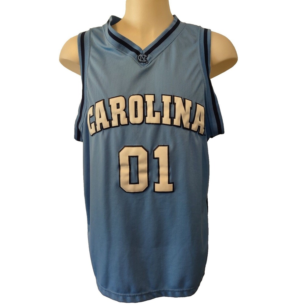 UNC‎ North Carolina Jersey Men's XL Shirt Tar Heels Basketball  #01 Foot Locker